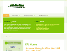 Tablet Screenshot of efl.elearning-burkina.com